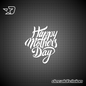 Happy Mothers Day Sticker - Lettering